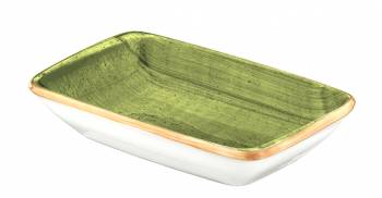 Farfurie dreptunghilara din portelan BONNA colectia THERAPY 15x9cm 