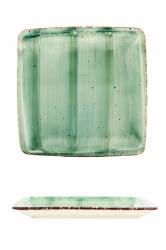 Farfurie patrata GURAL colectia GREEN 17x17cm 