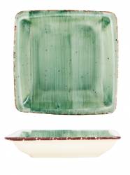 Farfurie patrata supa GURAL colectia GREEN 19x19cm 