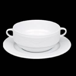 Farfurie suport din portelan 18cm Colectia SATURN 