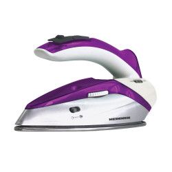 Fier De Calcat Voiaj Heinner 1000 W 0.4 l Talpa Inox Maner Pliabil Alb/Violet 