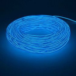 Fir electroluminescent neon flexibil EL wire 3 2 mm albastru 