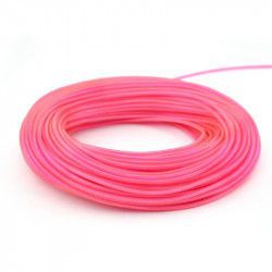 Fir neon electroluminescent EL wire 2 3 mm pentru imbracaminte culoare roz 