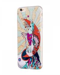 Flip Cover Hoco Element Series Mythology Painted pentru Apple Iphone 66S Mermaid White 