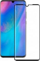 Folie Huawei P30 Eiger Sticla 3D Edge to Edge Clear Black 