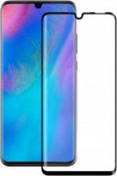 Folie Huawei P30 Lite Eiger Sticla 3D Edge to Edge Clear Black 