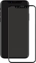 Folie iPhone X Eiger Sticla 3D Edge to Edge Clear Black 0.33mm 9H perfect fit curved oleophobic 