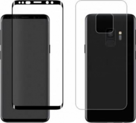 Folie Protectie Eiger Sticla 3D Samsung Galaxy S9 G960 Clear Black 