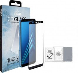 Folie Samsung Galaxy A6 2018 Eiger Sticla 3D Edge to Edge Clear Black 