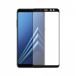Folie protectie de sticla high quality Bibilel fullscreen duritate 9H pentru Samsung Galaxy A8 Plus 2018 negru BBL429 