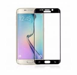 Folie protectie de sticla Tempered Glass 9H pentru Samsung Galaxy S6 Edge Plus negru BBL099 