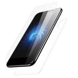 Folie protectie full cover siliconata pentru iPhone X fata + spate transparent BBL102 