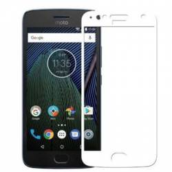 Folie protectie Moto G5S Plus fullscreen rezistenta 9H sticla securizata Alb BBL322 