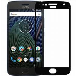 Folie protectie Moto G5S Plus fullscreen rezistenta 9H sticla securizata Negru BBL321 