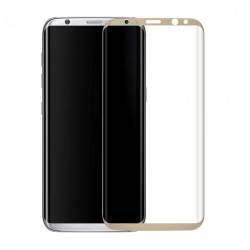 Folie sticla Samsung Galaxy S8 3D Gold 