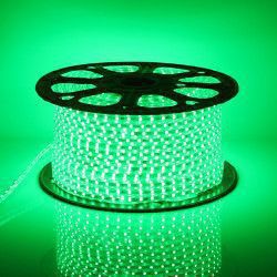 Furtun Luminos LED SMD Decorativ Verde Lungime 1 metru Alimentare 220 V 