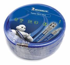 Furtun de aer din PVC cu insertie 20m cuple rapide MICHELIN 10x17mm 20 bar 