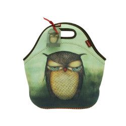 Geanta pentru pranz Santoro - Grumpy Owl 30 x 28 x 16 cm