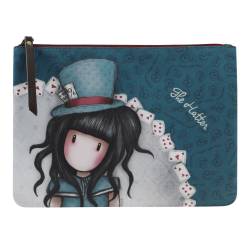 Geanta cu bareta lunga Gorjuss - The Hatter 19.5 x 27 x 2.5 cm 