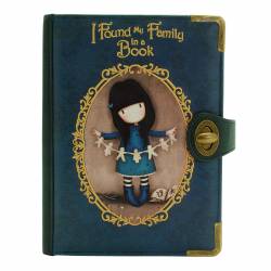 Geanta cu clips Gorjuss Chronicles Family in a Book 21 x 16 x 5 cm 