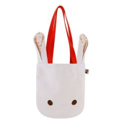 Geanta totem Poppi Love White Bunny 