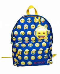 Ghiozdan Emoji Little Faces Bleu 30.5 x 40.5 x 14 cm 