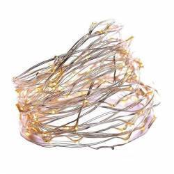 Ghirlanda 80 micro LED-uri lungime 7.9 m exterior alb cald Home 