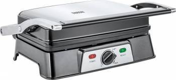 Gratar electric Teesa 1500W 3 pozitii de gratar Termostat Inox