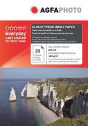 Hartie foto Agfa lucioasa format A4 180g/mp pachet 20 coli 
