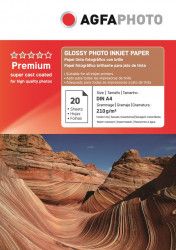 Hartie foto Agfa lucioasa format A4 210g/mp pachet 20 coli 