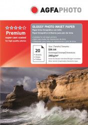 Hartie foto Agfa lucioasa format A4 240g/mp pachet 20 coli 