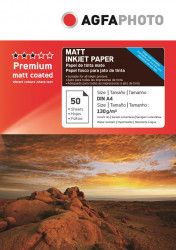 Hartie foto Agfa mata format A4 130g/mp pachet 50 coli 