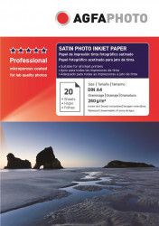 Hartie foto Agfa RC resin coated microporous ultra lucioasa format A4 SATIN 260g/mp pachet 20 coli 