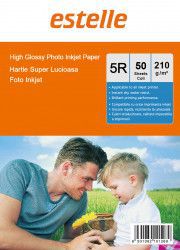 Hartie foto Estelle lucioasa format 13x18 210g/mp pachet 50 coli