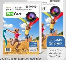 Hartie Procart FOTO Mata Dual Side 220g 10x15 100 coli 