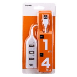 Hub USB 2.0 4 Porturi High Quality Alb