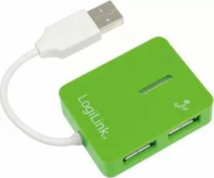 Hub USB 2.0 Extern Smile Logilink UA0136 4 porturi Verde