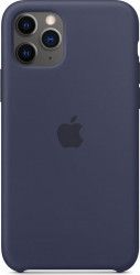 Husa Apple Silicon iPhone 11 Pro Midnight Blue 