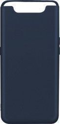 Husa de Protectie Lemontti Samsung Galaxy A80 - A90 Silicon Silky Albastru Inchis 
