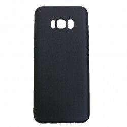 Husa din silicon mat pentru Samsung Galaxy S8 Plus Negru 