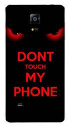 Husa Samsung Note 4 Dont touch my phone 