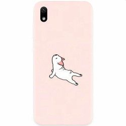 Husa silicon pentru Huawei Y5 2019 Cute Dog Streching 