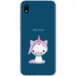 Husa silicon pentru Huawei Y5 2019 Horn To Be Wild Cute Unicorn 