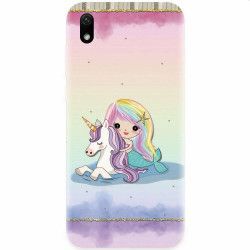 Husa silicon pentru Huawei Y5 2019 Mermaid Unicorn Play 