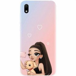 Husa silicon pentru Huawei Y5 2019 Selfie With Sweet Dog 