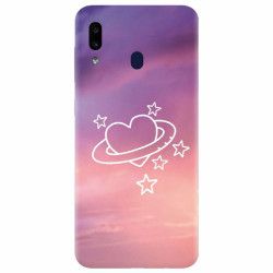 Husa silicon pentru Samsung Galaxy A40 Galaxy Heart 