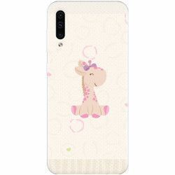 Husa silicon pentru Samsung Galaxy A70 Giraffe Cute 