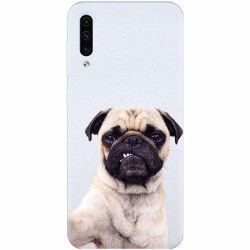 Husa silicon pentru Samsung Galaxy A70 Simple Pug Selfie 
