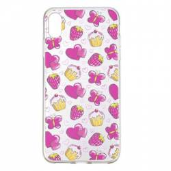 Husa Bibilel High Quality Termoplastic Model Floral Pentru iPhone Xs Max Carcasa Capac De Protectie Bumper Transparenta 