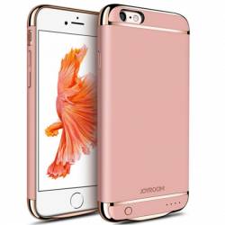 Husa cu Acumulator Ultraslim iPhone 6 Plus6s Plus iUni Joyroom Power Case 3500mAh Roz 